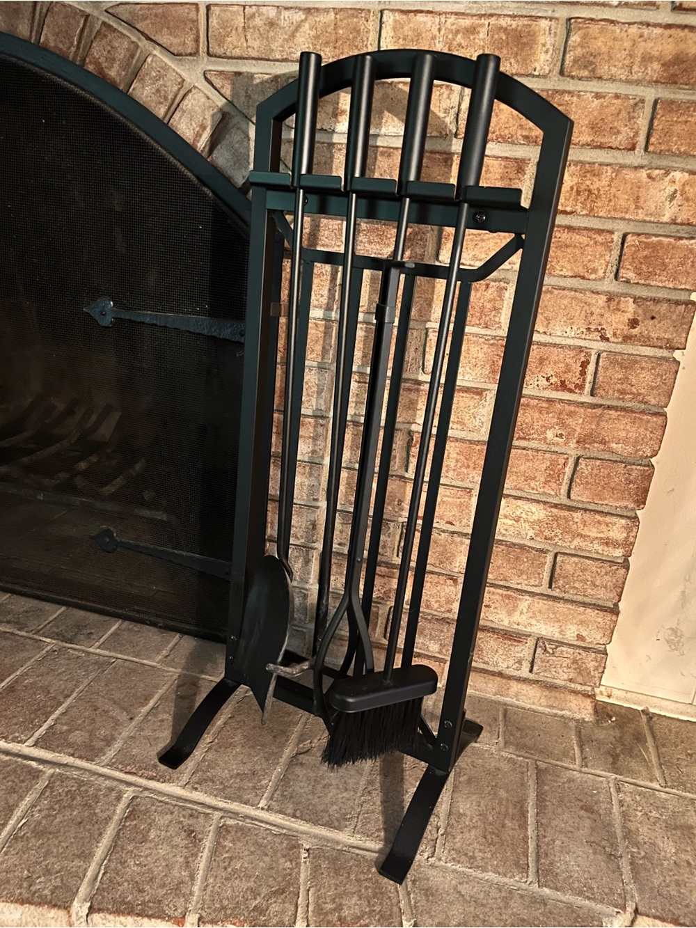 Fireplace Tools w/Rack